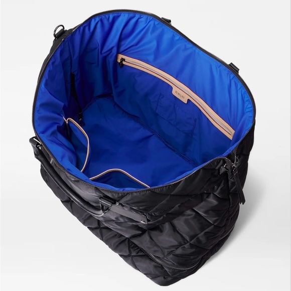 Great gift! MZ Wallace Madison Weekender Black Quilted Travel Bag NWT - Picture 3 of 12